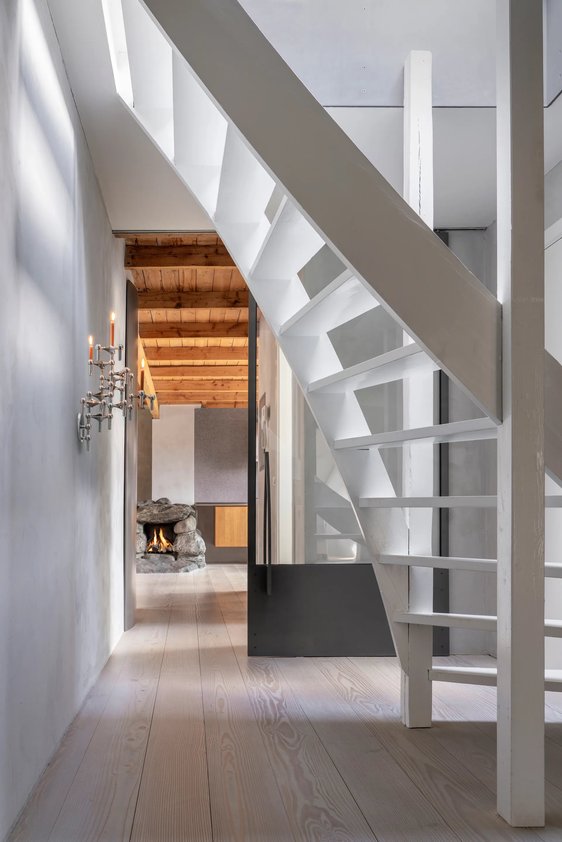 STOFF Nagel 烛台 wall, 镀铬色 STOFF