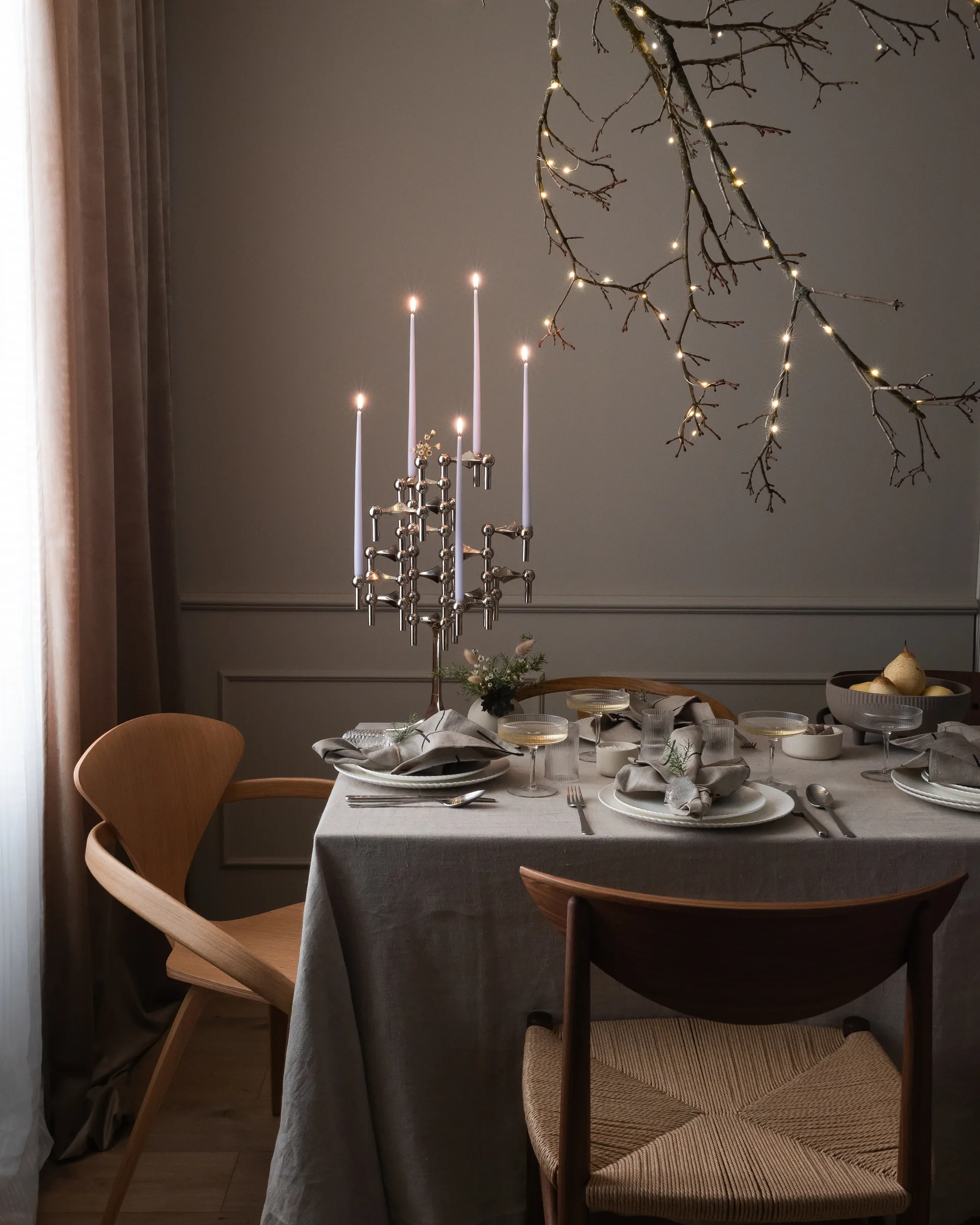 STOFF Nagel 专用 桌面支架底座, 镀铬色 STOFF