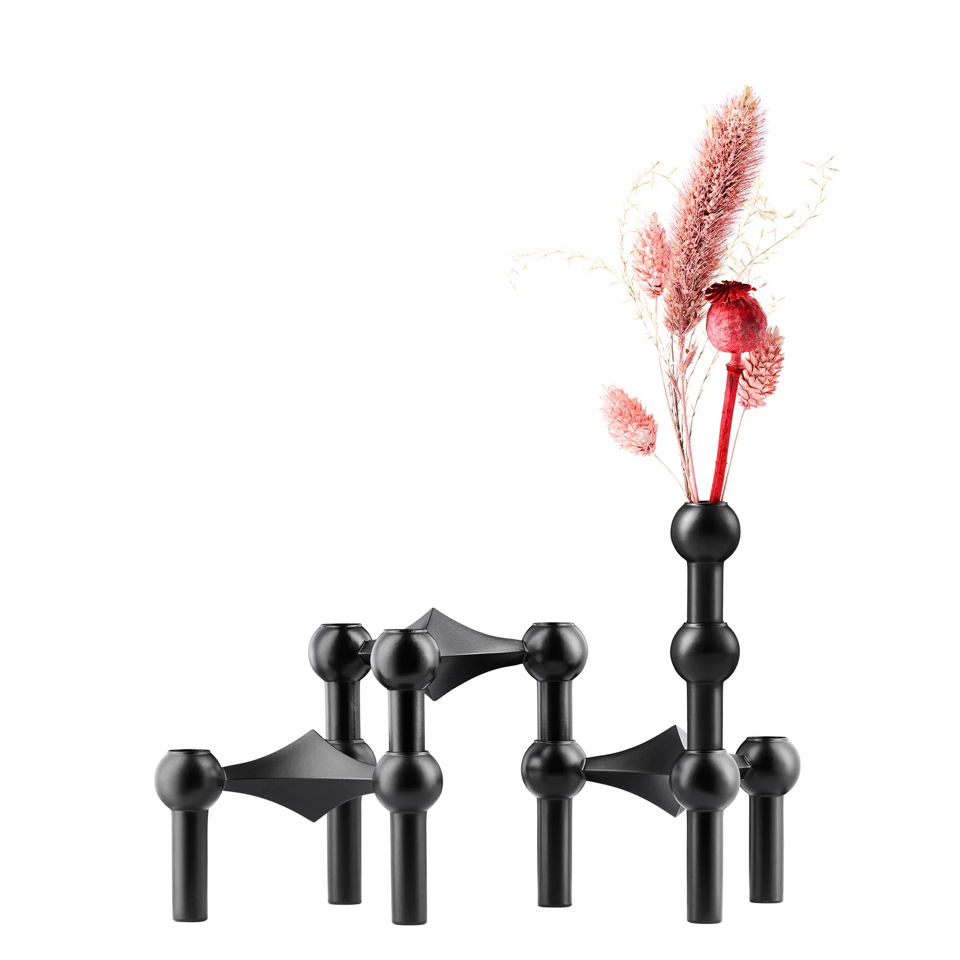 STOFF Nagel 花瓶, 黑色 STOFF