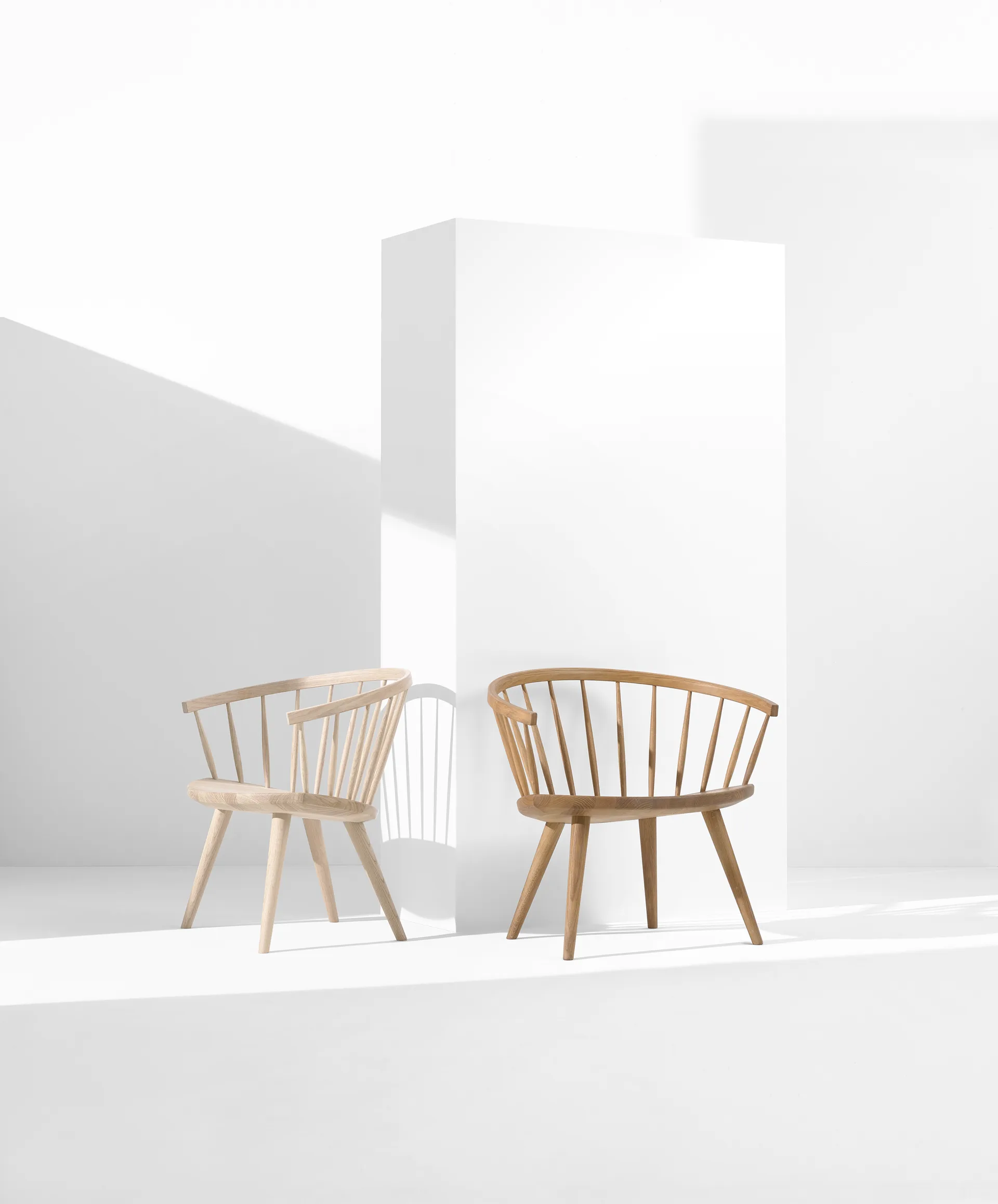 Arka lounges 椅子 oak, 原色/自然色 oil Stolab