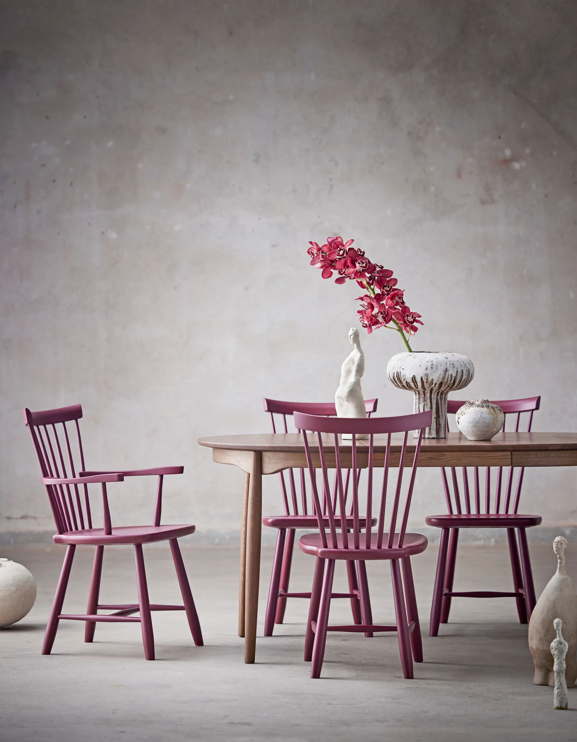 Lilla Åland 椅子 beech , Lingon 19 Stolab