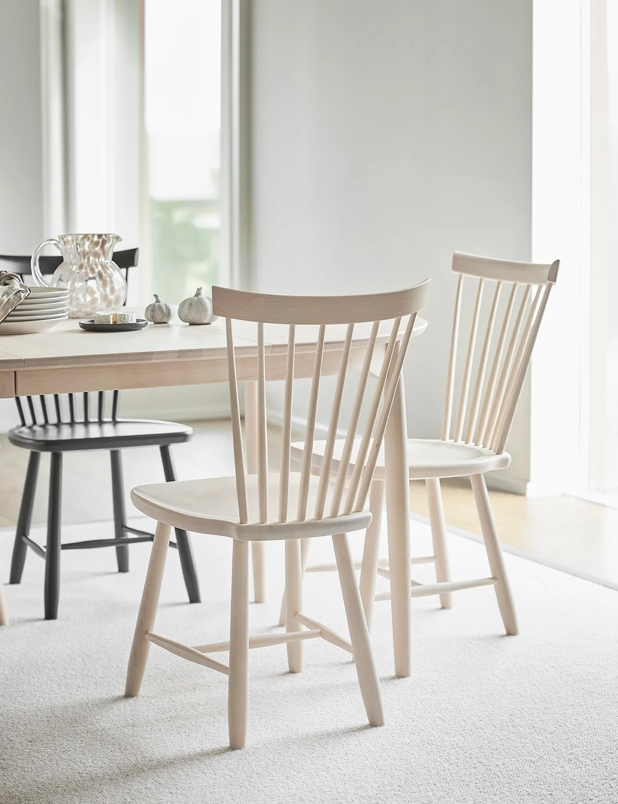 Lilla Åland 椅子 oak, 白色 oiled Stolab