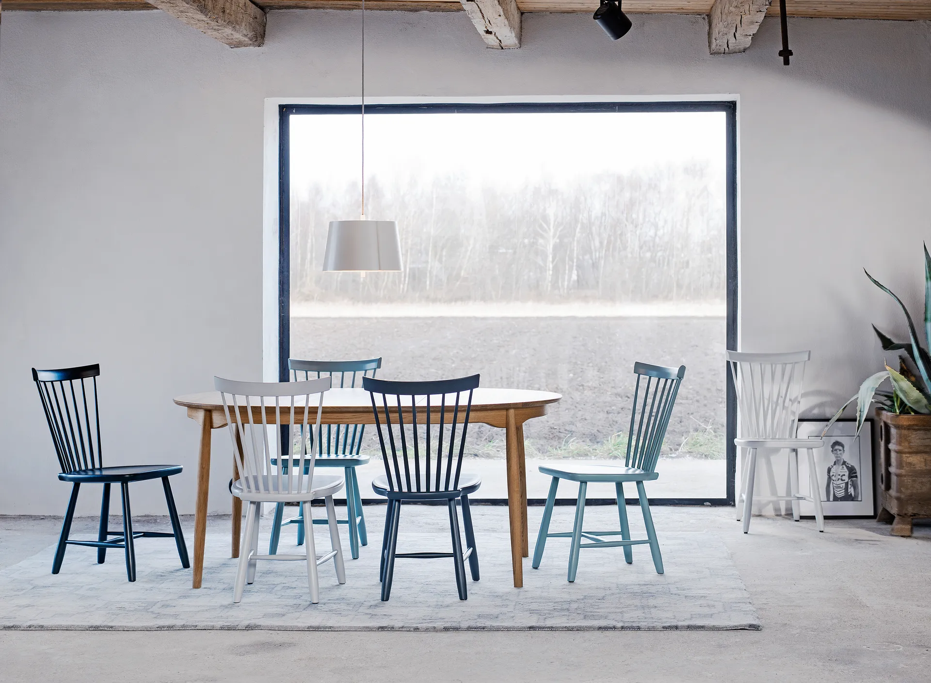 Lilla Åland 椅子 oak, 森林绿 Stolab