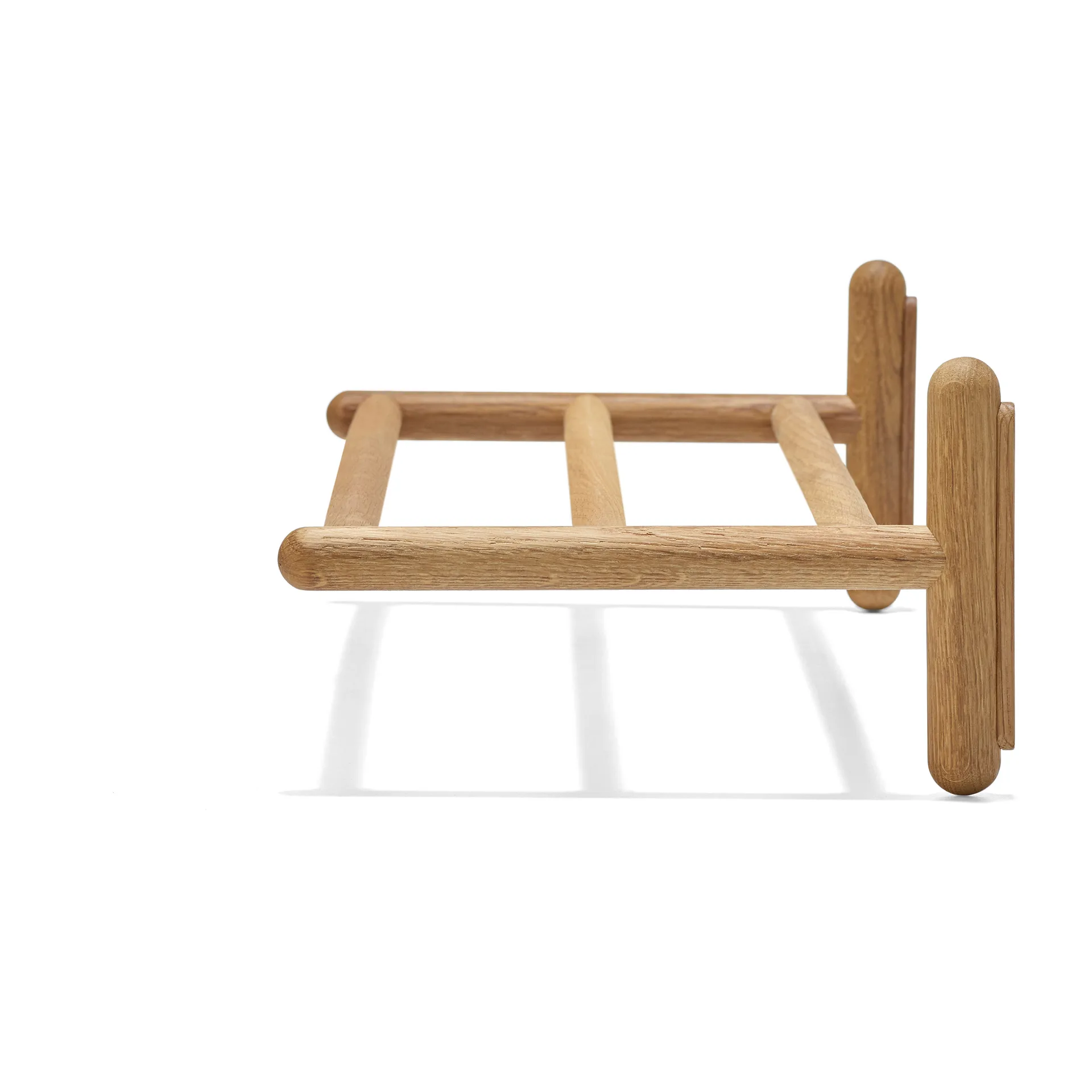 Miss Holly hat/shoe rack 48 cm, Natural oil Stolab