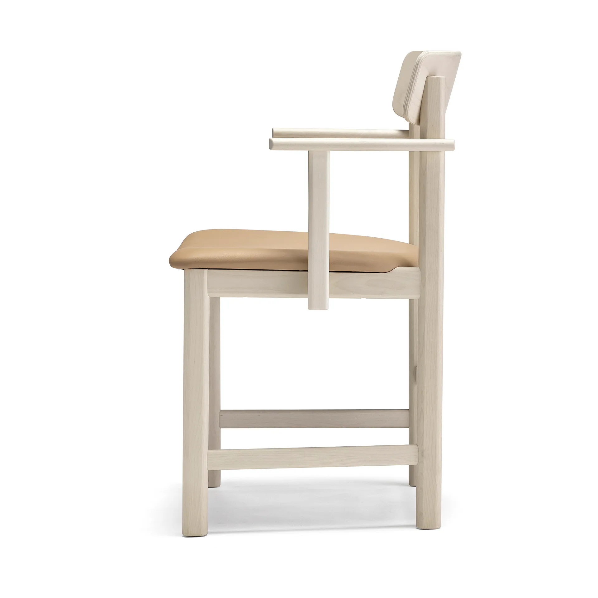 Pal 扶手椅, Birch light 哑光 lacquer-Elmosoft 22030 Stolab