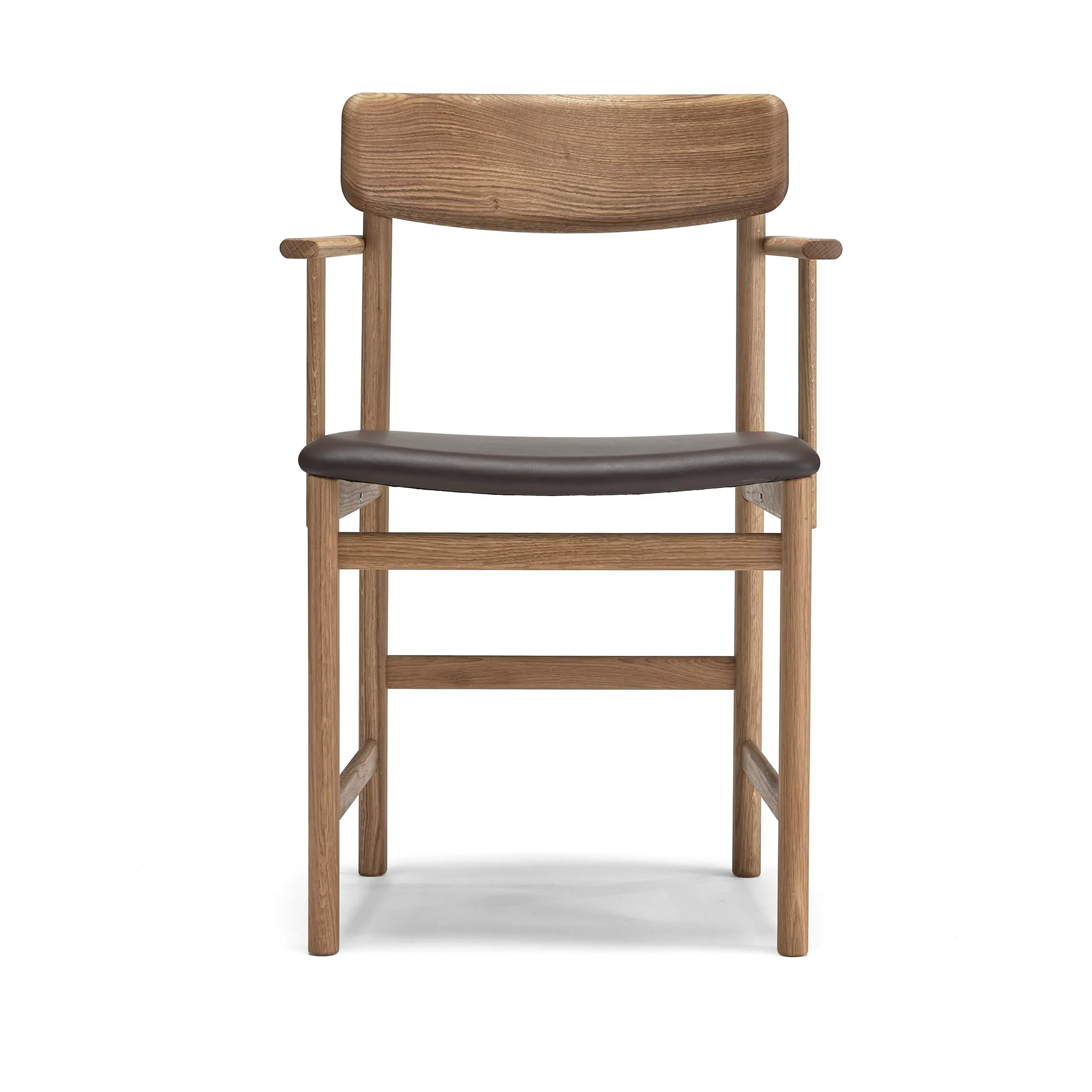 Pal 扶手椅, 自然木色 原色/自然色 oil-Elmosoft 93129 Stolab