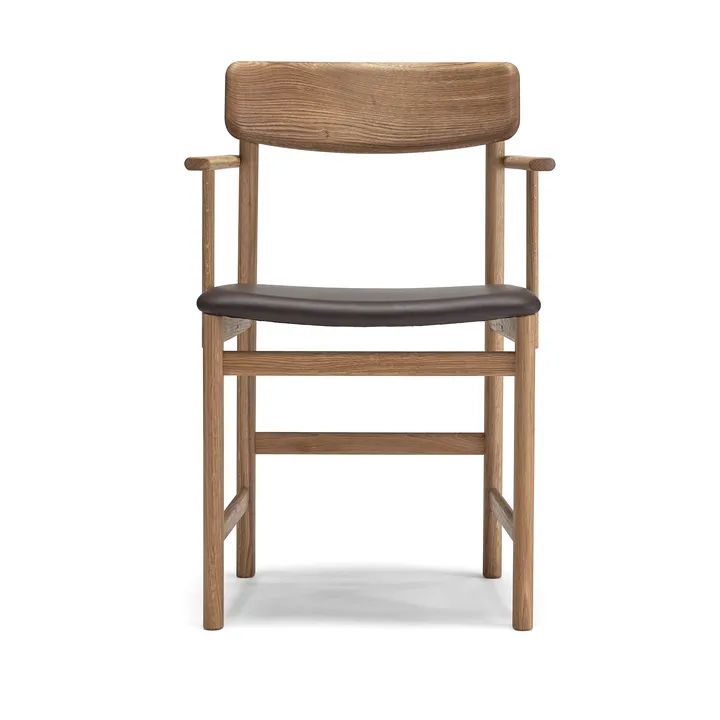 Pal 扶手椅 - 自然木色 原色/自然色 oil-Elmosoft 93129 - Stolab