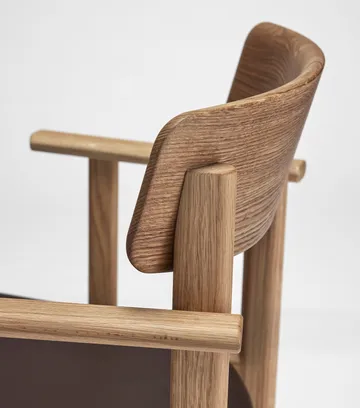 Pal 扶手椅 - 自然木色 原色/自然色 oil-Elmosoft 93129 - Stolab