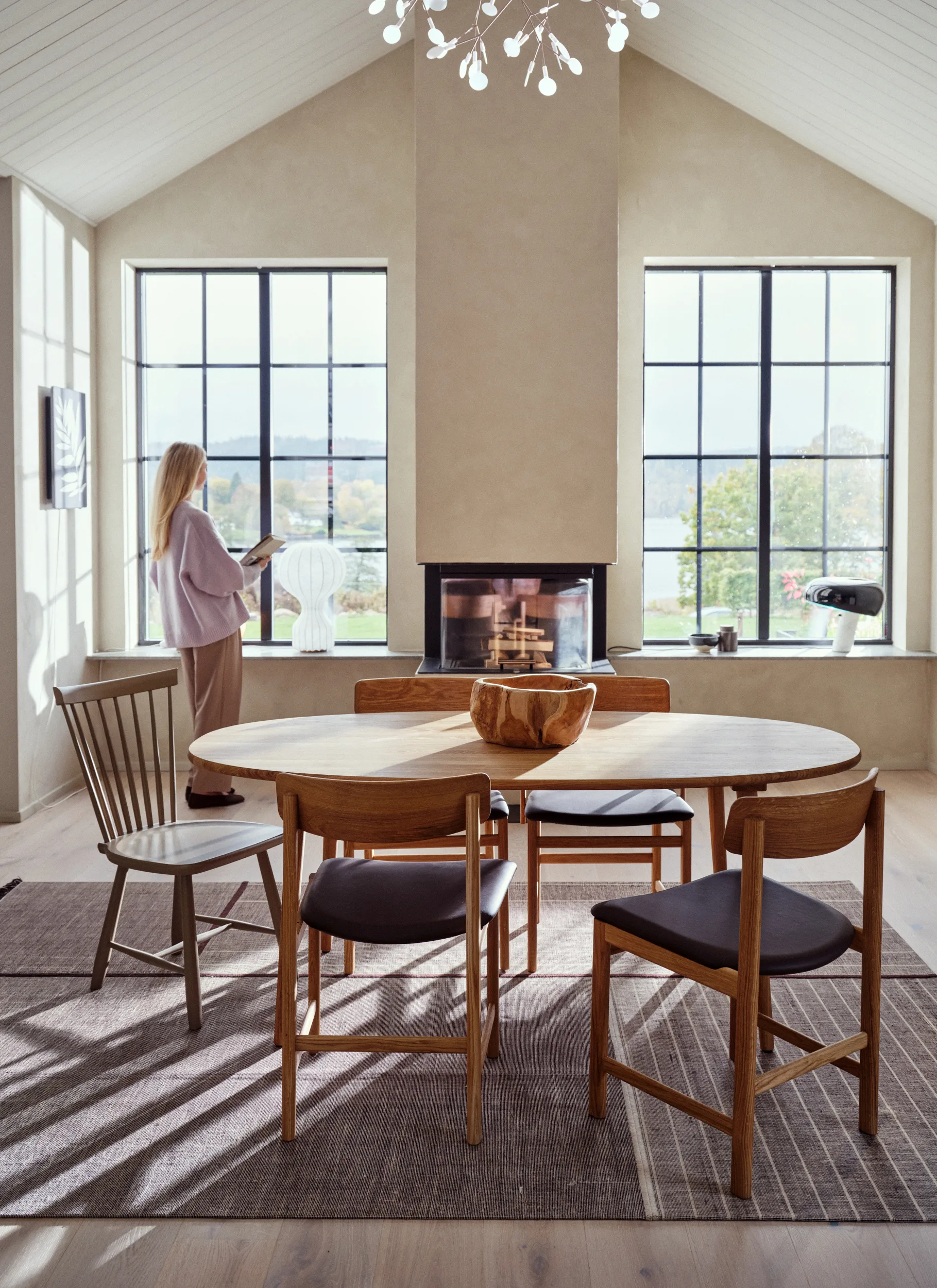 Pal 椅子, 自然木色 原色/自然色 oil-Elmosoft 93129 Stolab