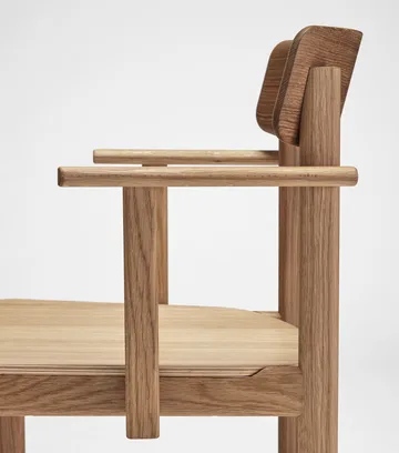 Pal 扶手椅 - 自然木色 原色/自然色 oil - Stolab