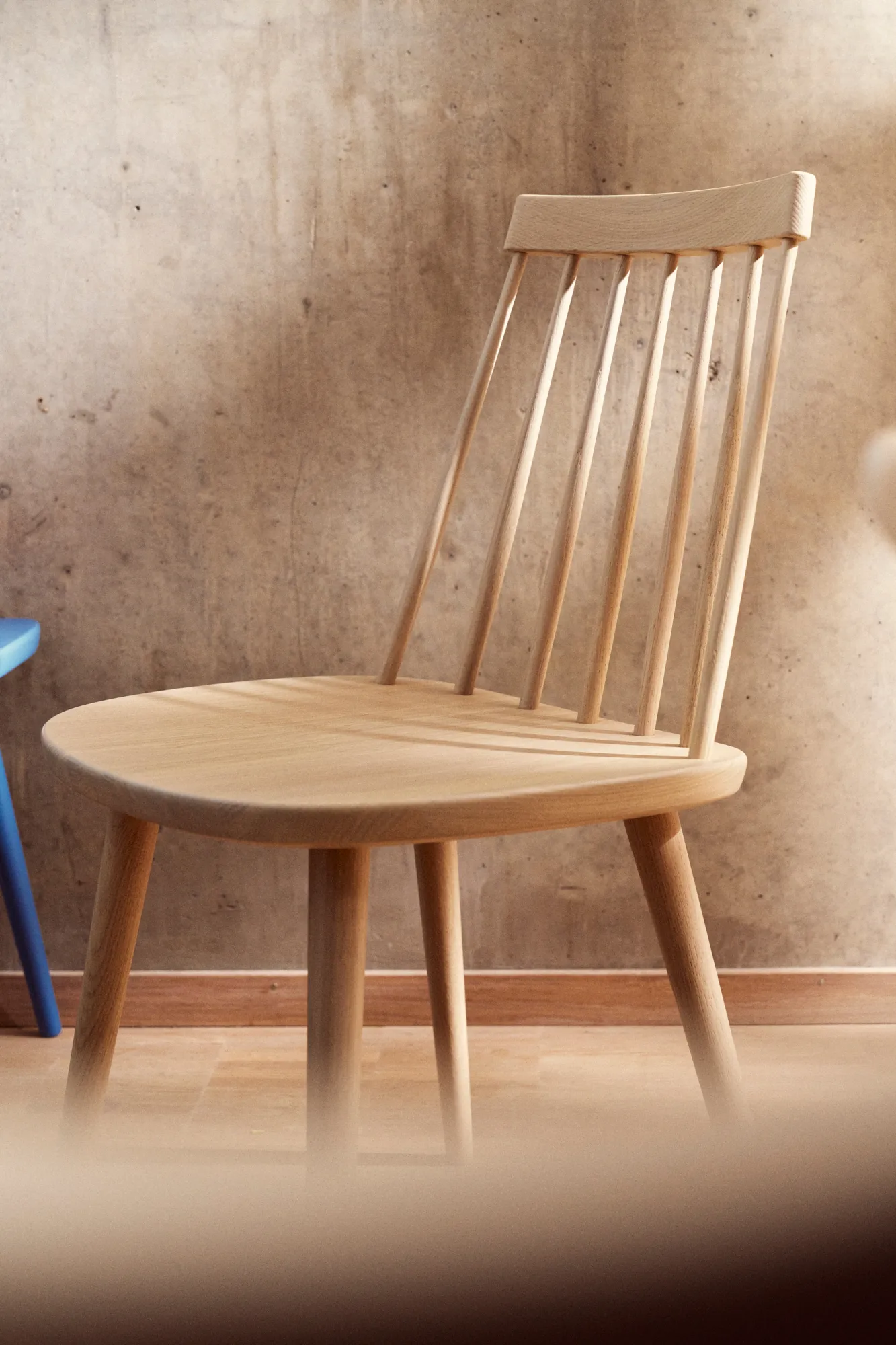 Pinocchio 椅子 oak, Light 哑光 lacquer Stolab