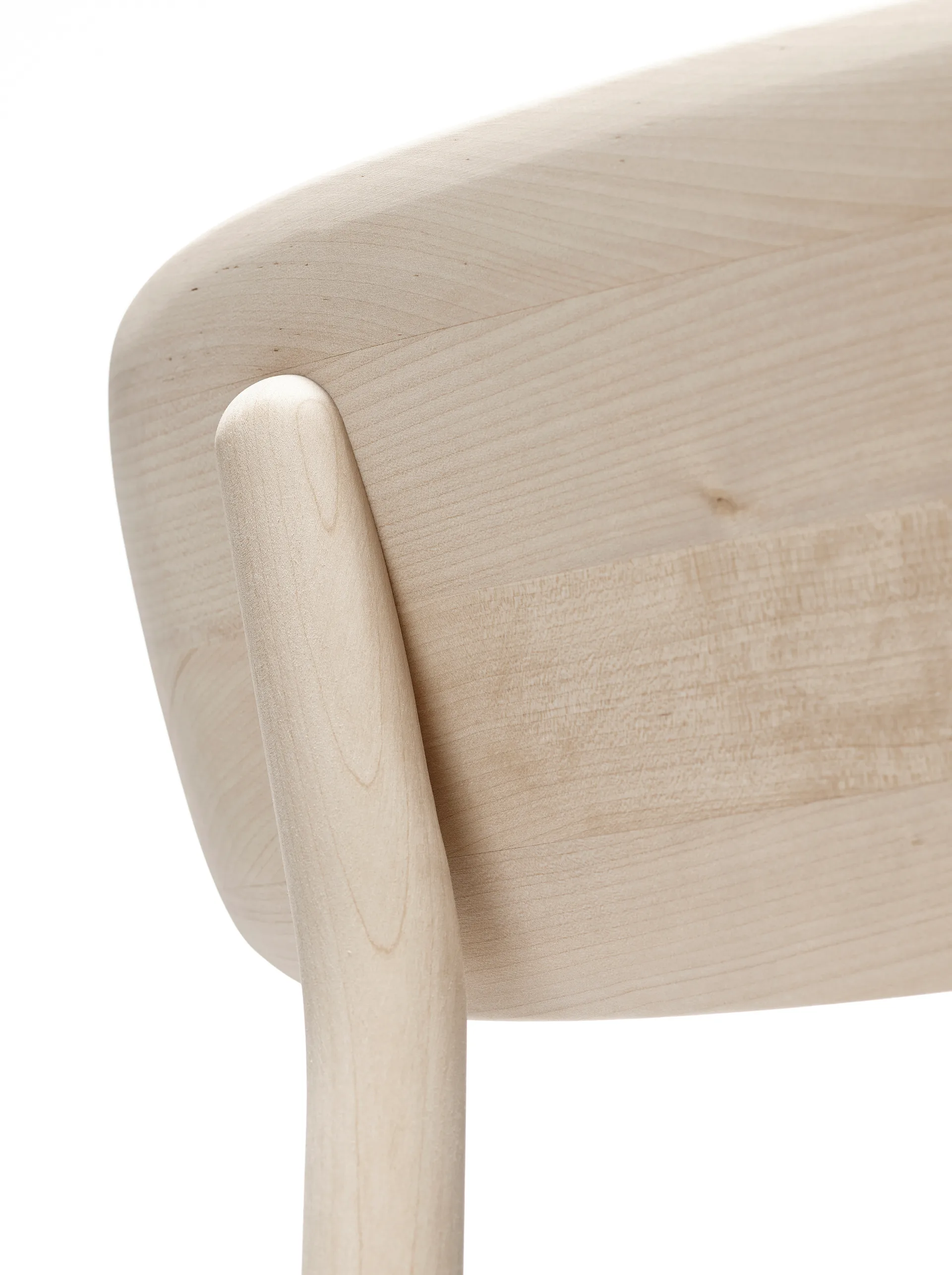 Prima Vista 椅子 birch light matte finish, Textile hallingdaldal 65-130 灰色 Stolab