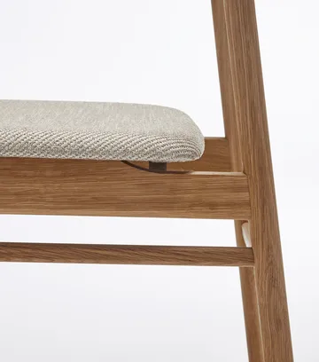 Prima Vista 涂油橡木椅子 - Textile Atto Driftwood V3576/01 灰色 - Stolab