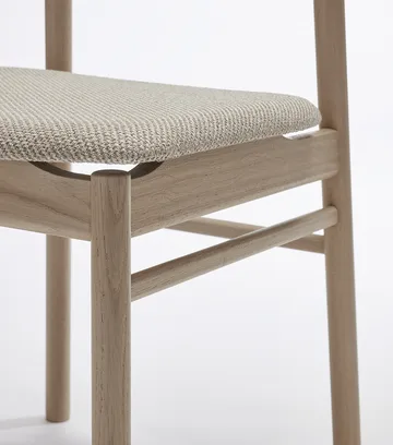 Prima Vista 涂白油橡木椅子 - Textile Atto Driftwood V3576/01 灰色 - Stolab