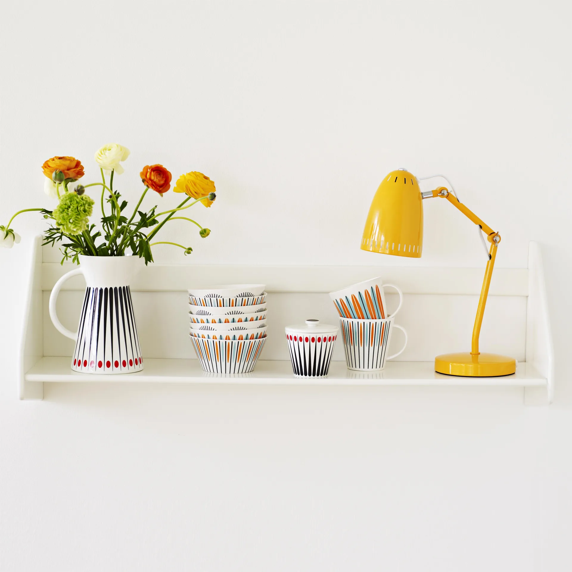 Amanda jug, 白色-tomato (红色) Superliving