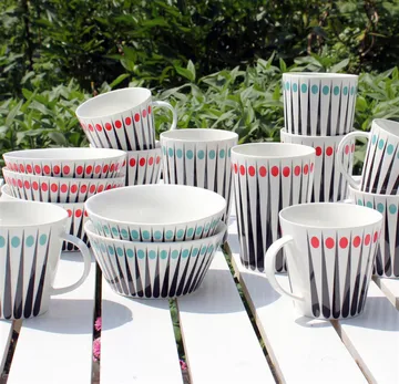 Amanda tea 马克杯 - 白色-aqua - Superliving