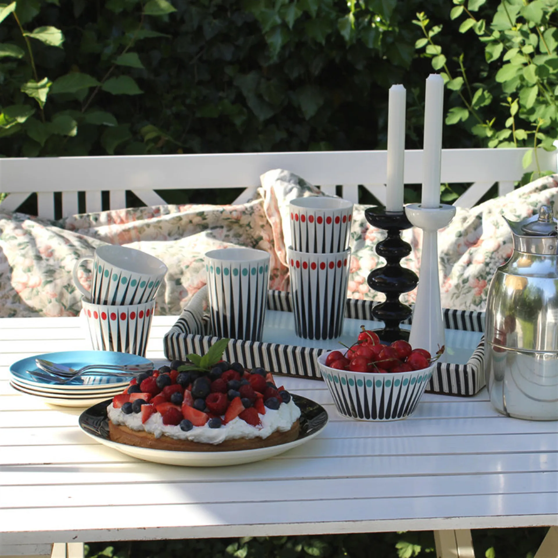 Amanda tea 马克杯, 白色-aqua Superliving