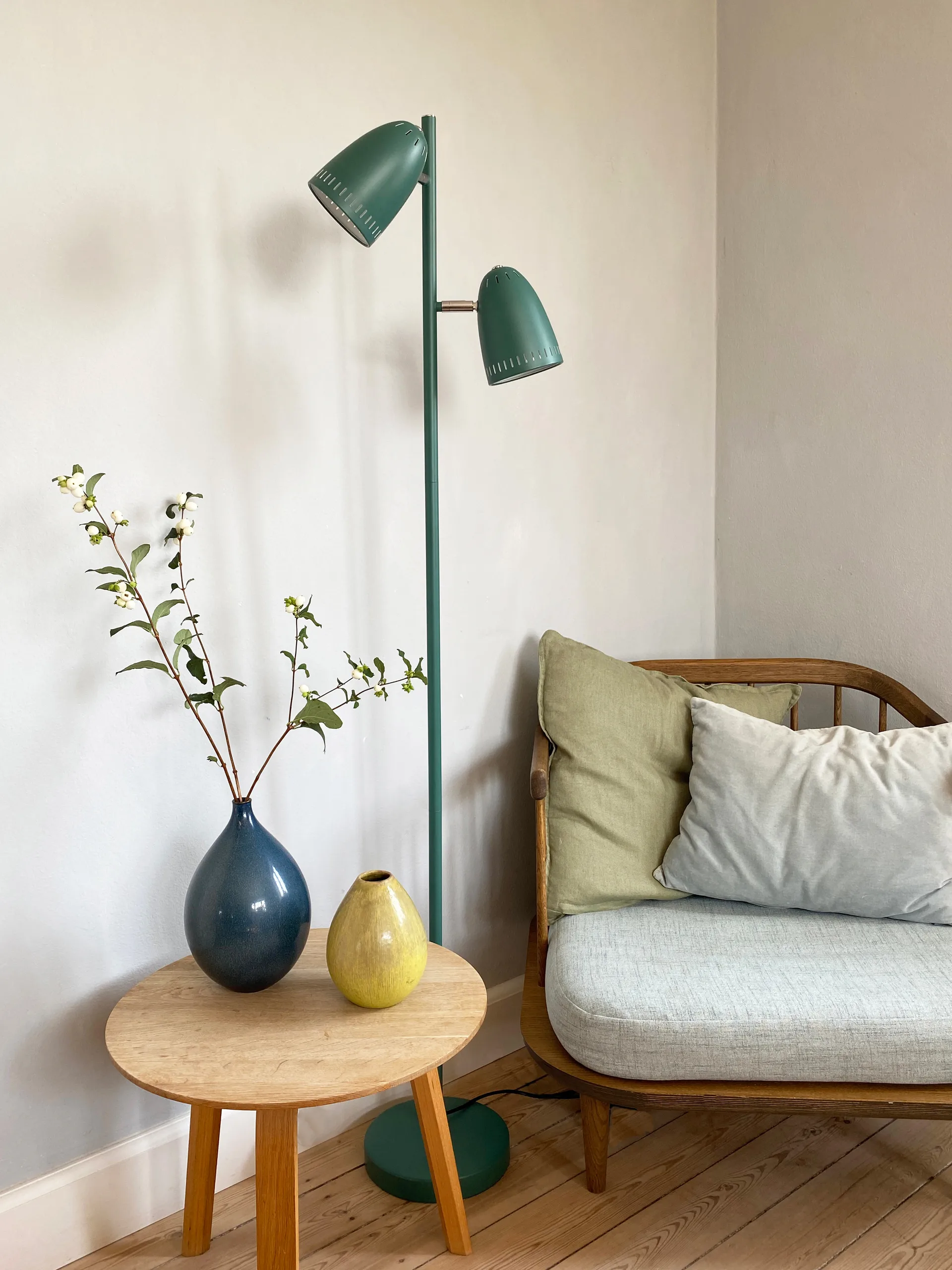 Dynamo Twin 落地灯, Duck 绿色 Superliving