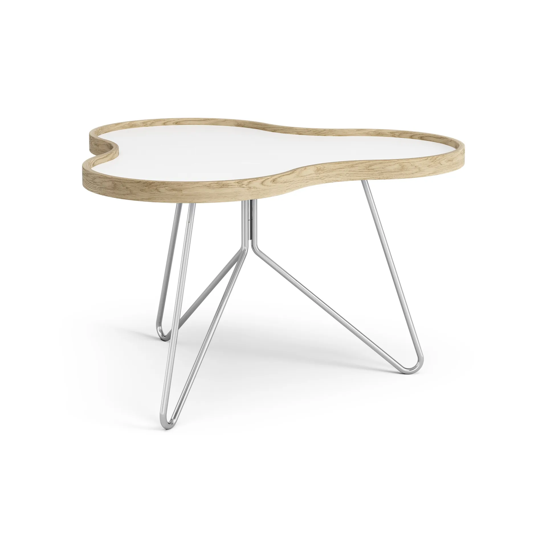 花瓣 边几/茶几/小桌子 62x66 cm, H39 厘米 漆面橡木 Swedese