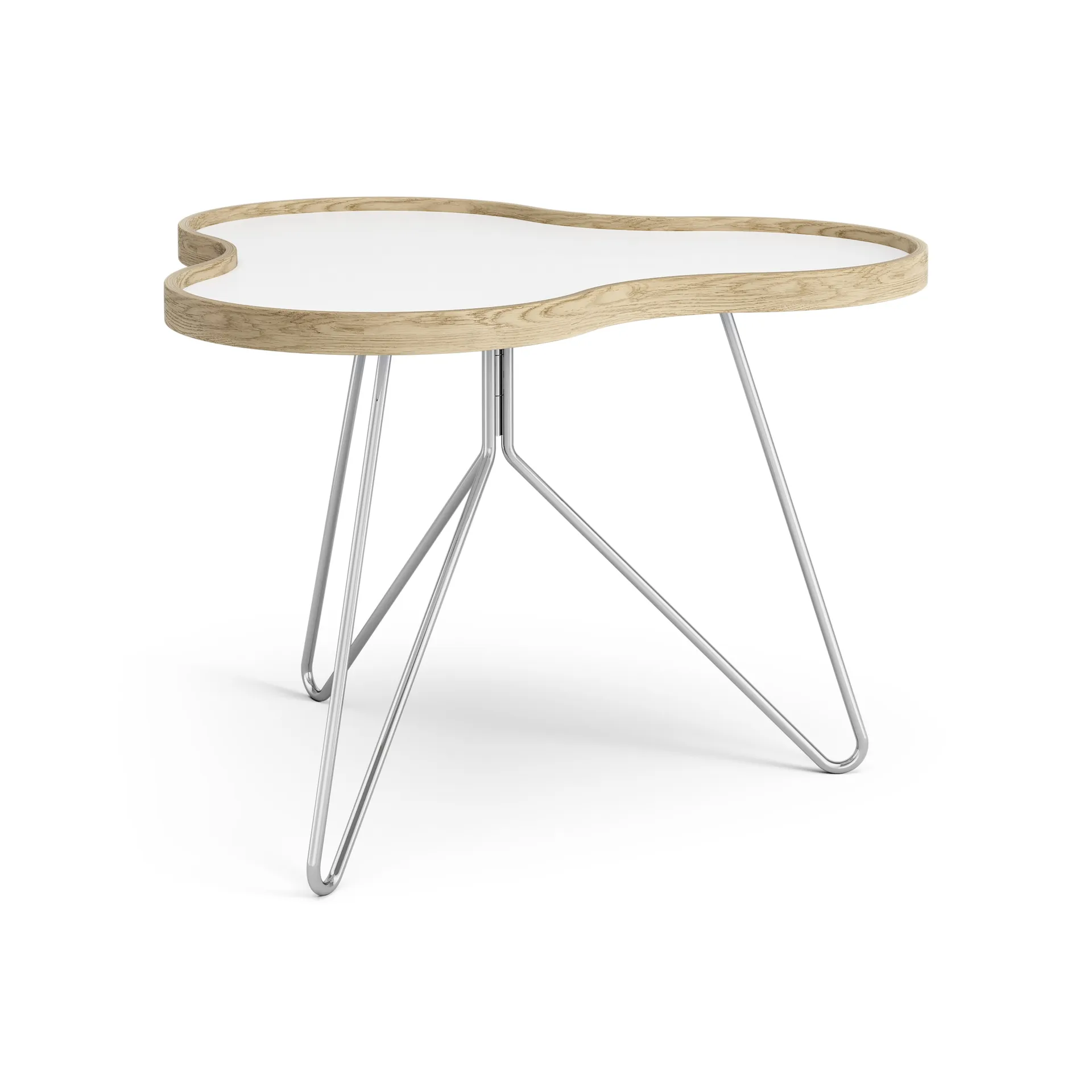 花瓣 边几/茶几/小桌子 62x66 cm, H45 厘米 橡木漆面 Swedese