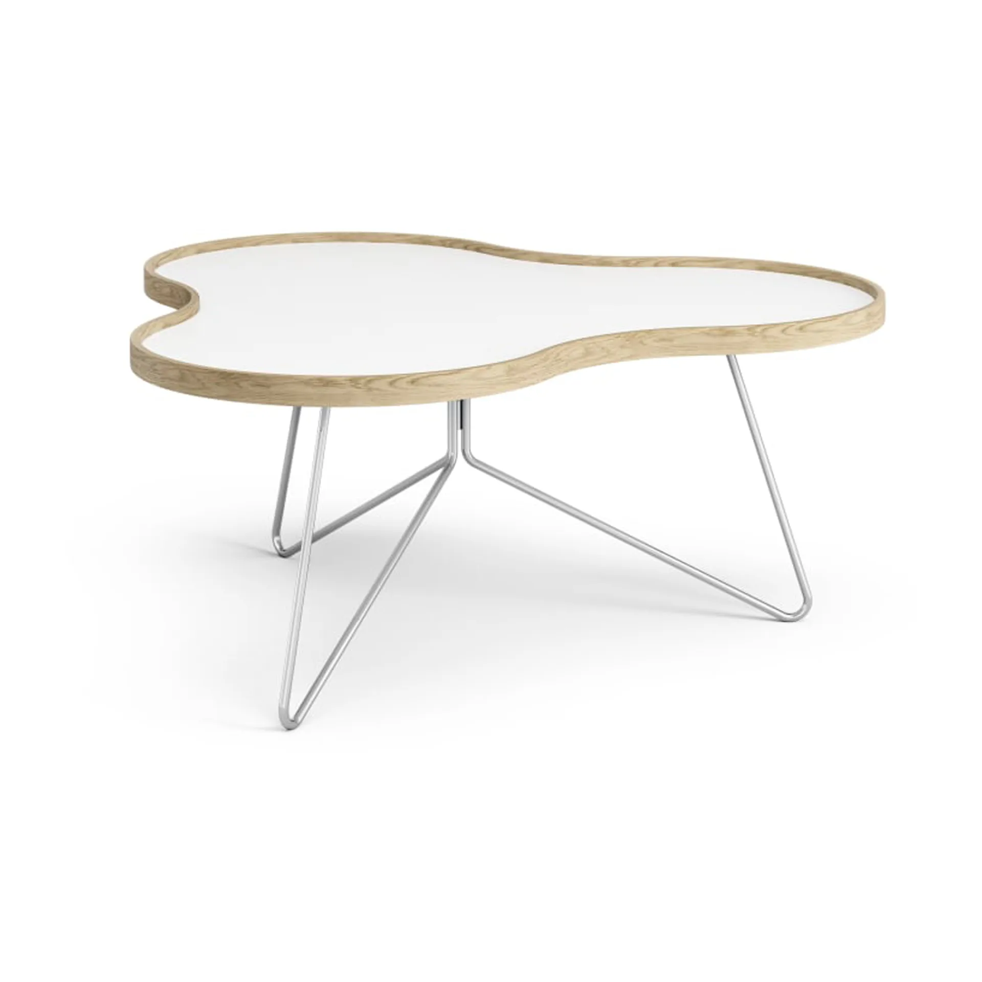 花瓣 边几/茶几/小桌子 84x90 cm, H39 厘米 漆面橡木 Swedese