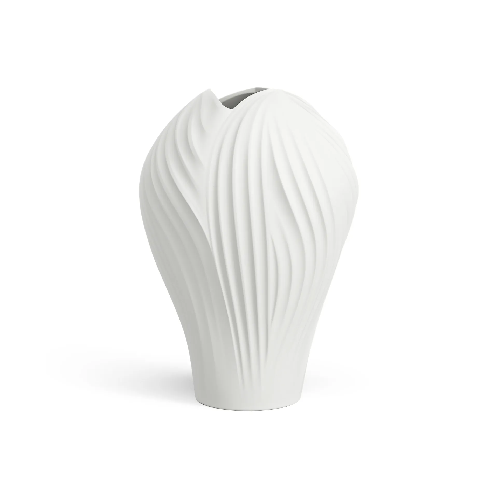 Anna 花瓶 小号27cm, 白色 Swedese