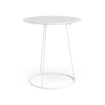 Breeze 波浪纹桌 Ø46cm - 白色 - Swedese