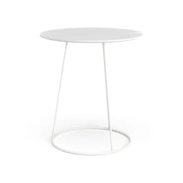 Breeze 波浪纹桌 Ø46cm - 白色 - Swedese