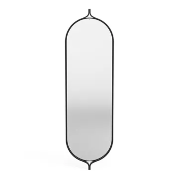 Comma 长方形镜子135cm - 白蜡木黑色染色 - Swedese
