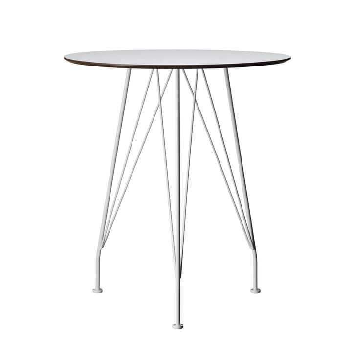 Desirée café 桌子 - 白色，ø64cm，白色漆底座 - Swedese