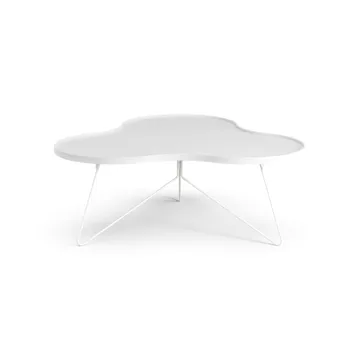 Flower mono 桌子107x114cm - 高度45cm_白色亮光白蜡木色 - Swedese