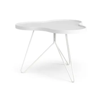 Flower mono 桌子62x66cm - 高度45cm_白色亮光白蜡木色 - Swedese