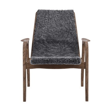 Laminett 扶手椅 oak/sheepskin 特别版本 - Rubio Monocoat 巧克力色-Charcoal - Swedese