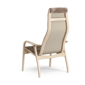 Lamino拉米诺 扶手椅 - 羊皮_撒哈拉色_漆面山毛榉 - Swedese