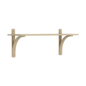 Levi 架子 1 架子 level - 透明 漆橡木-aluminium, 90 cm - Swedese