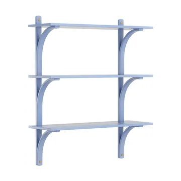Levi 架子 3 shelves - ILKE 蓝色-黄铜, 90 cm - Swedese