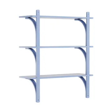 Levi 架子 3 shelves - ILKE 蓝色-黄铜, 90 cm - Swedese