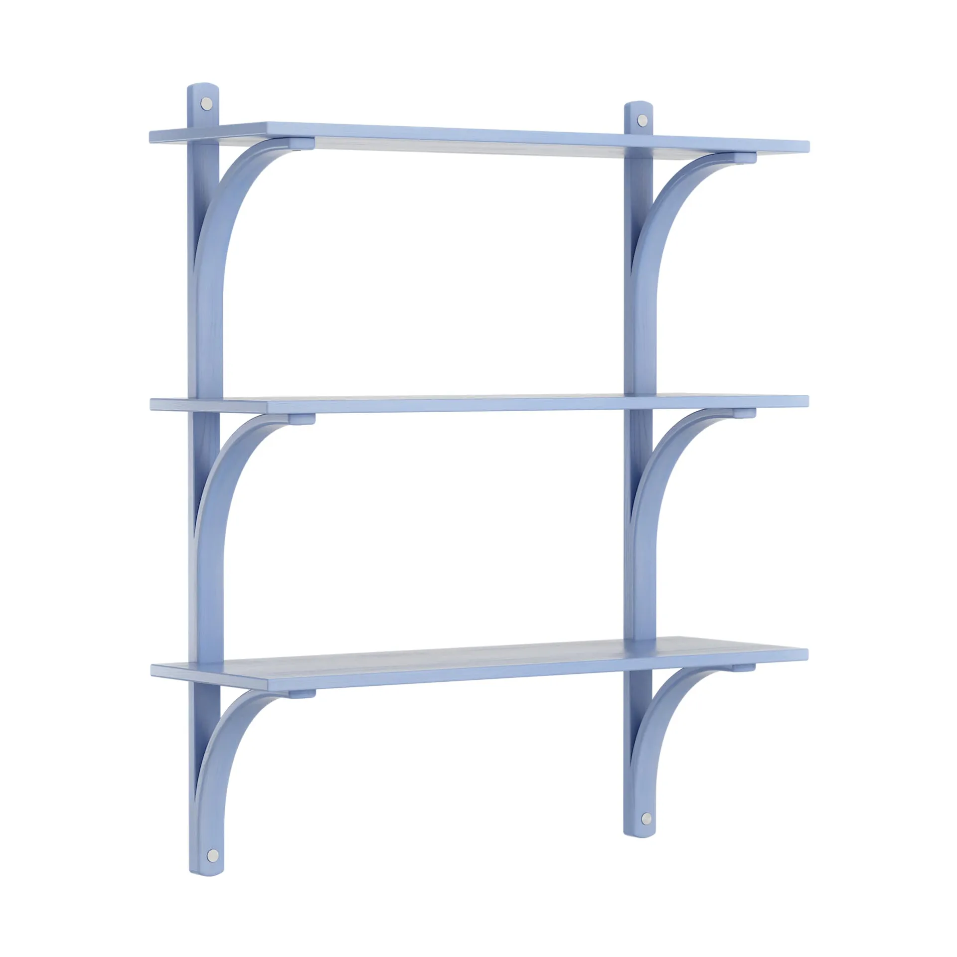 Levi 架子 3 shelves, ILKE 蓝色-aluminium, 90 cm Swedese