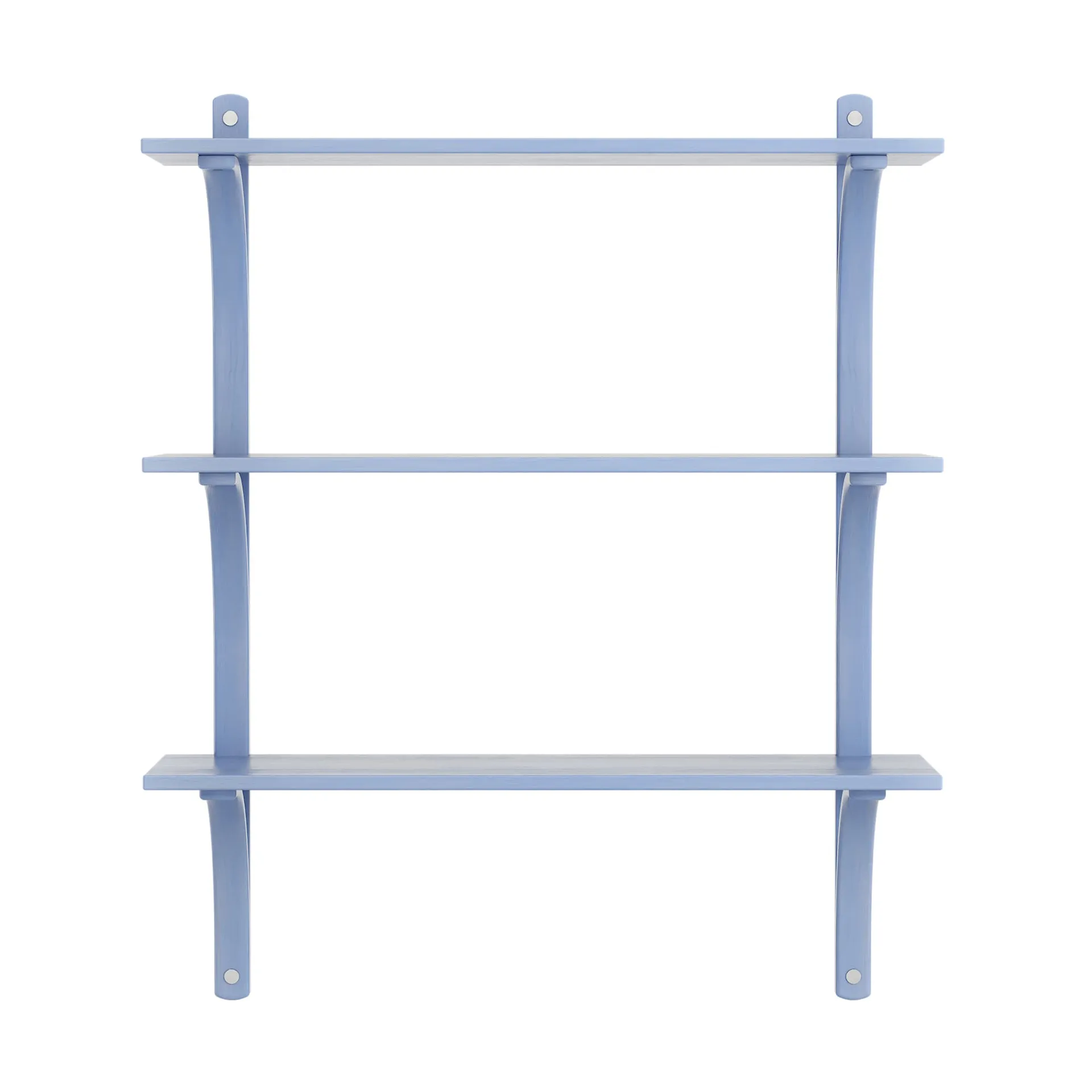 Levi 架子 3 shelves, ILKE 蓝色-aluminium, 90 cm Swedese