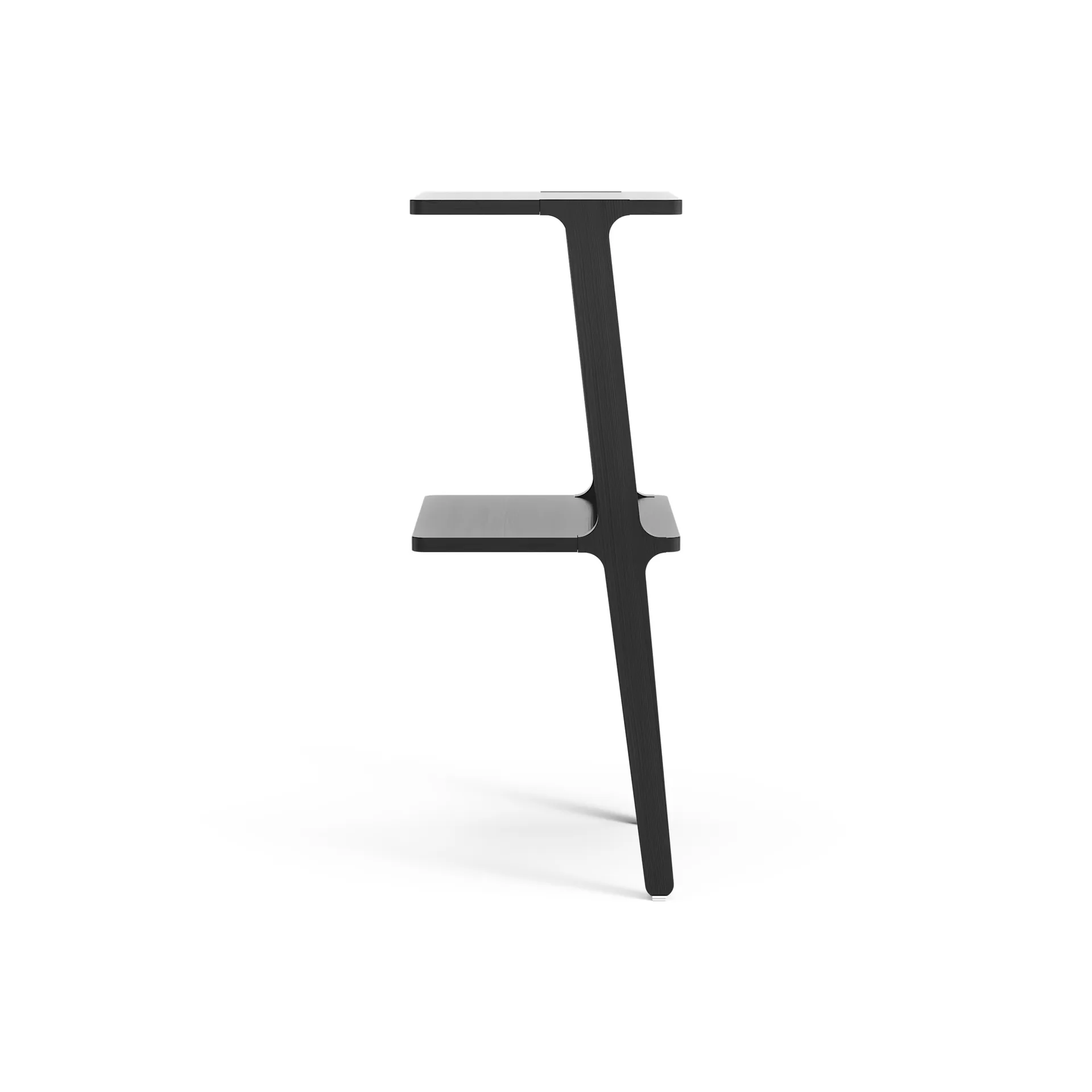 Libri 架子 2 架子, 黑色釉面白蜡木 Swedese