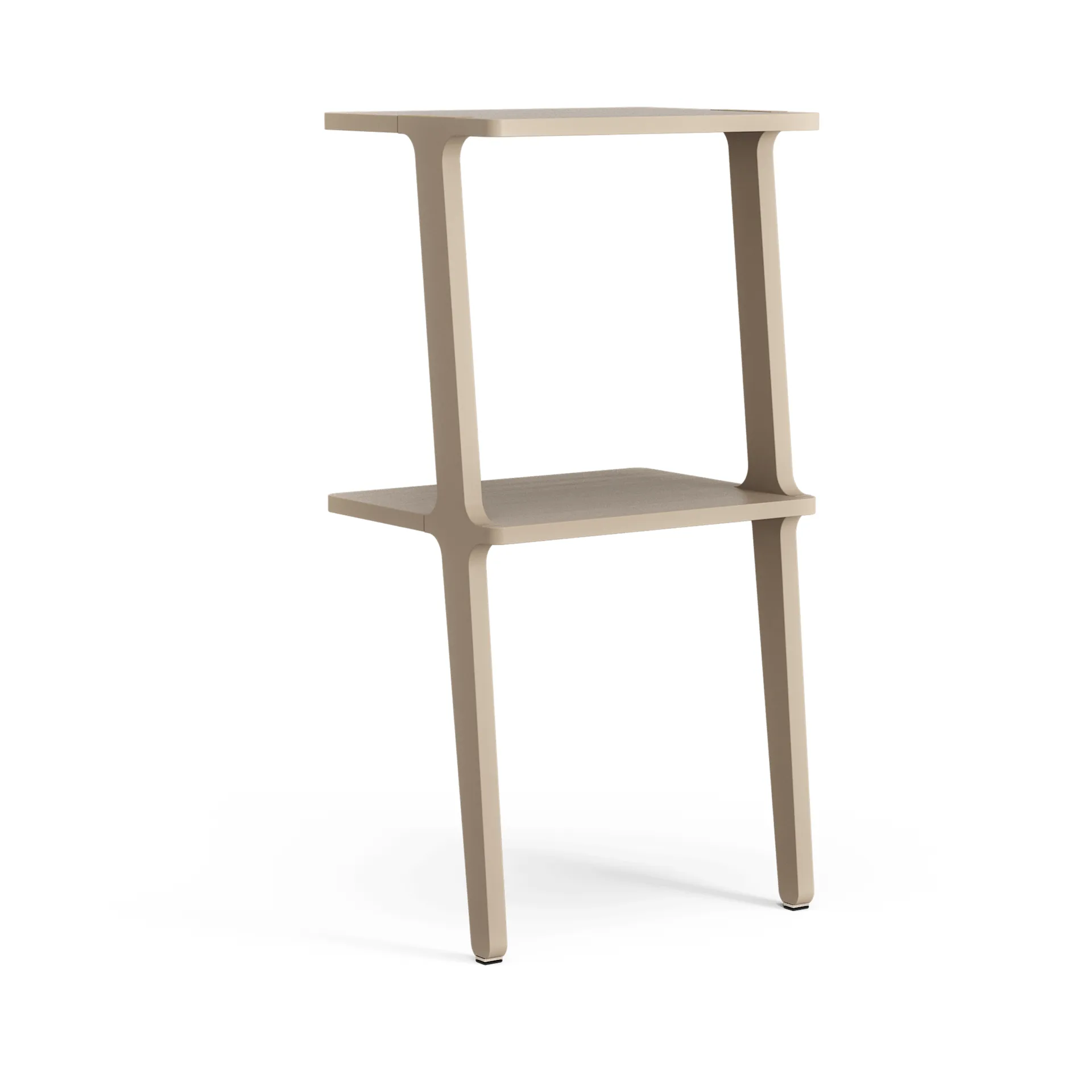 Libri 架子 2 架子, 原木色清漆 肉豆蔻色 Swedese