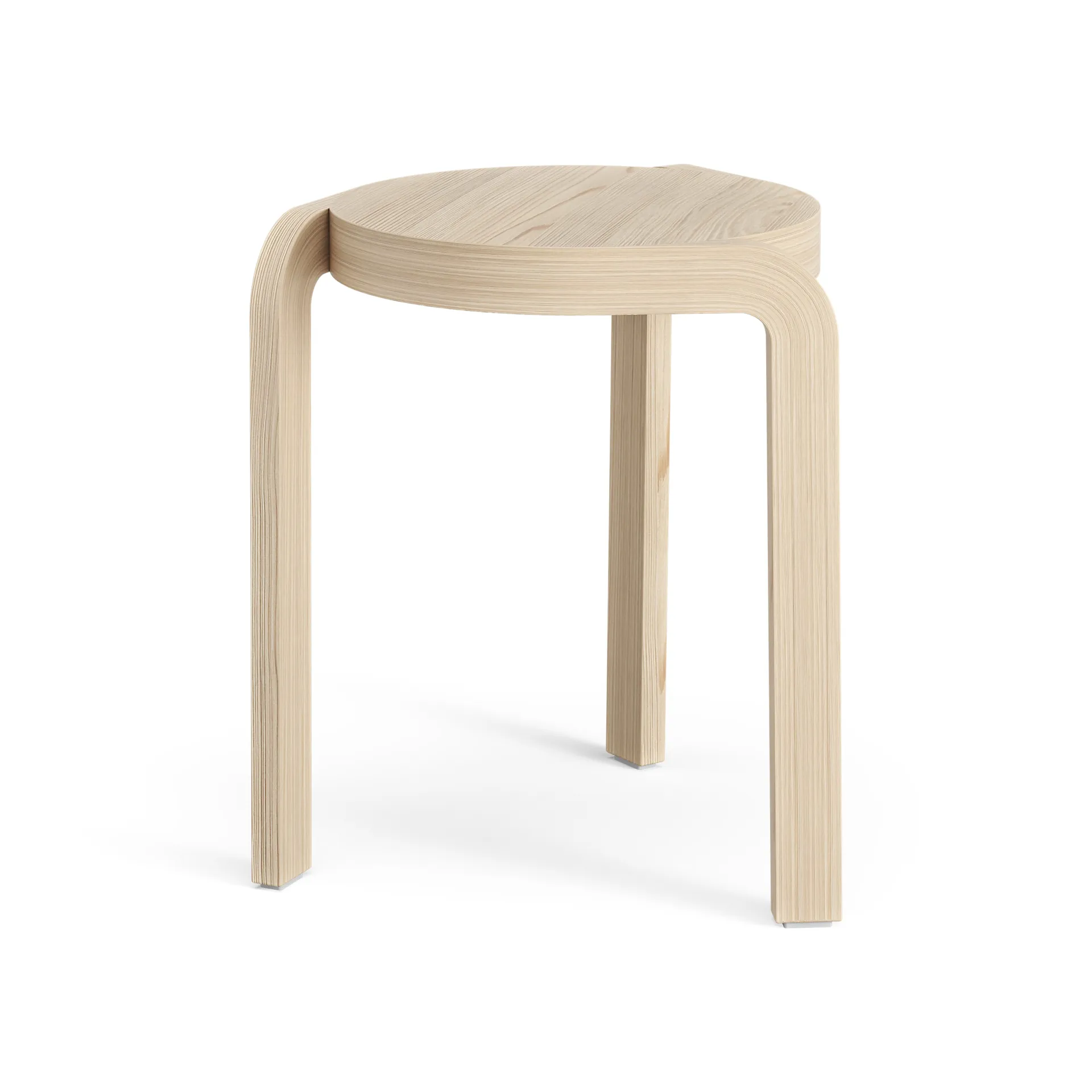Spin 吧台凳 H44cm, 白蜡木漆面 Swedese