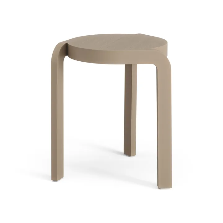 Spin 吧台凳 H44cm - 白蜡木_肉豆蔻色 - Swedese
