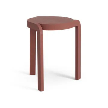 Spin 吧台凳 H44cm - 白蜡木_英国红色 - Swedese