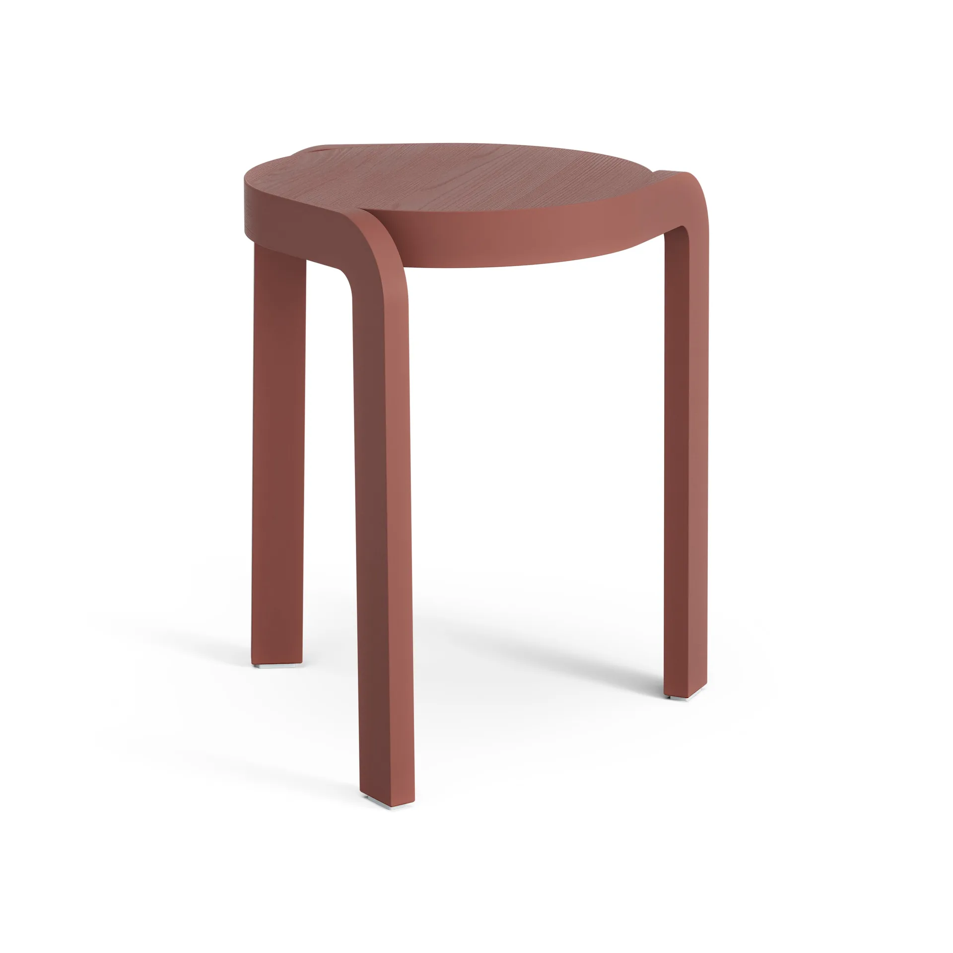 Spin 吧台凳 H44cm, 白蜡木_英国红色 Swedese