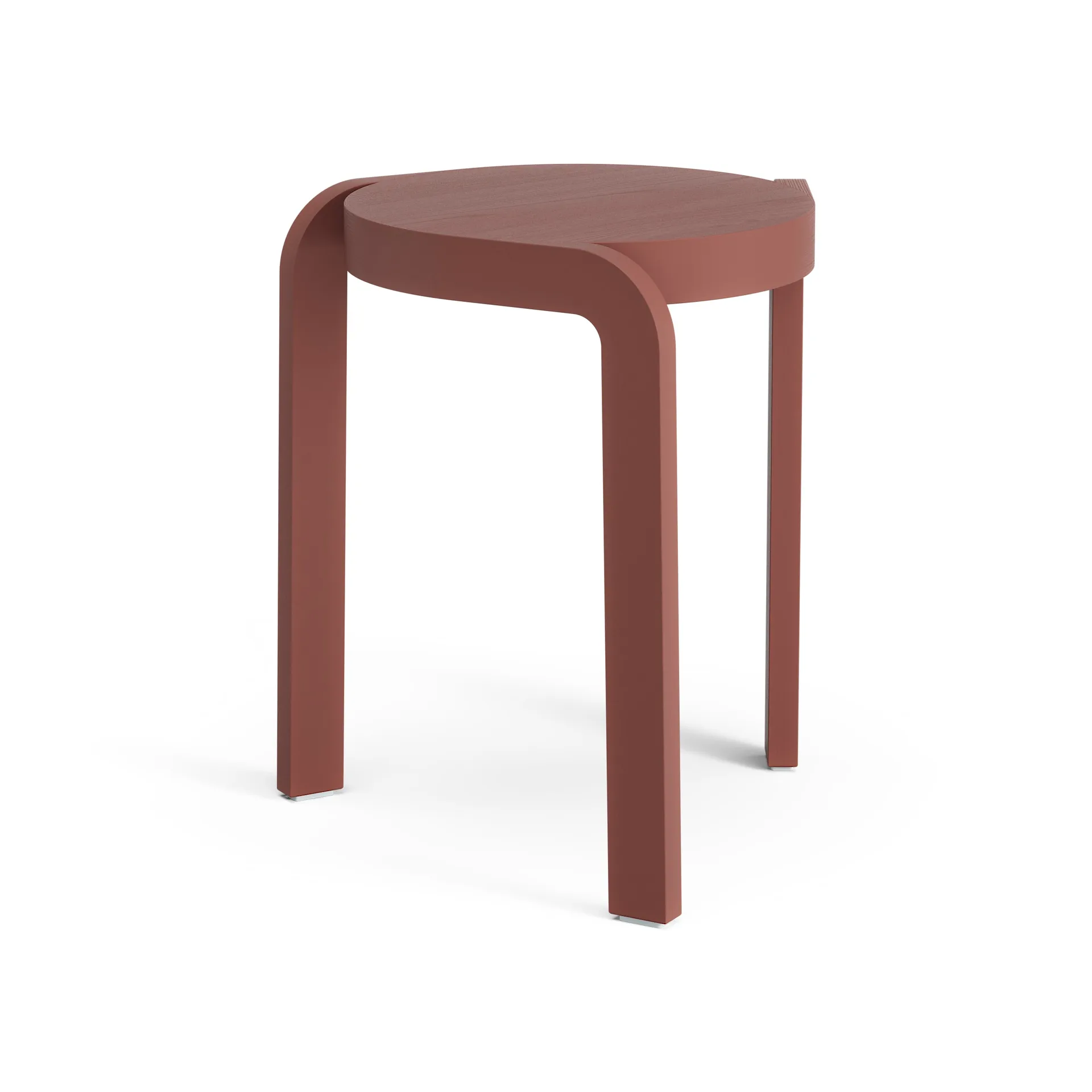 Spin 吧台凳 H44cm, 白蜡木_英国红色 Swedese
