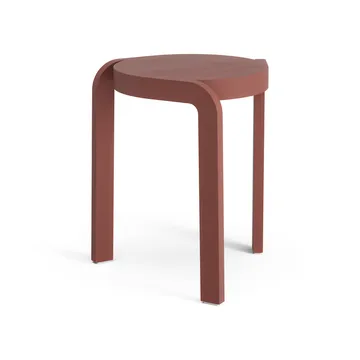 Spin 吧台凳 H44cm - 白蜡木_英国红色 - Swedese