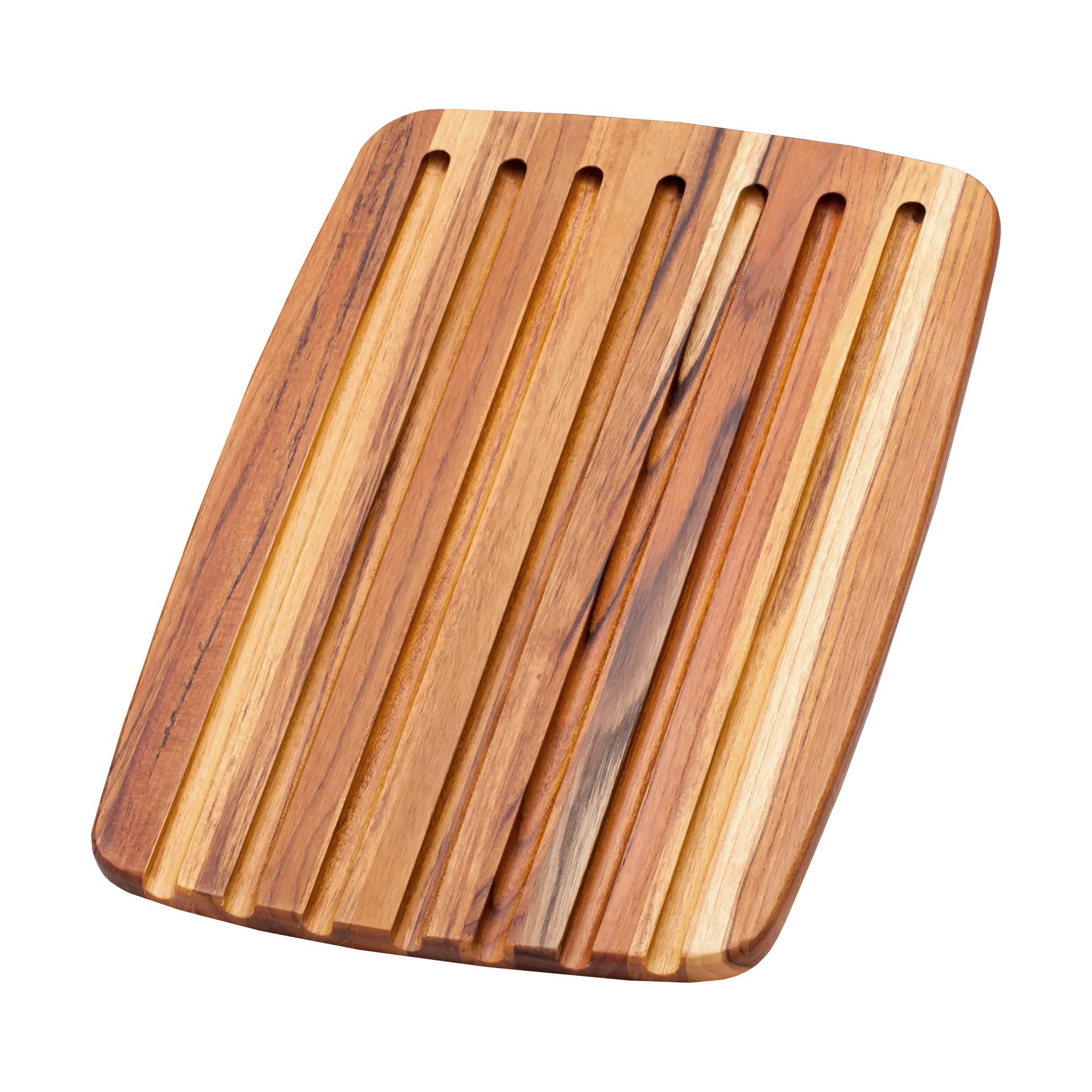 Essential Bread实木面包切片砧板409, 棕色 Teakhaus