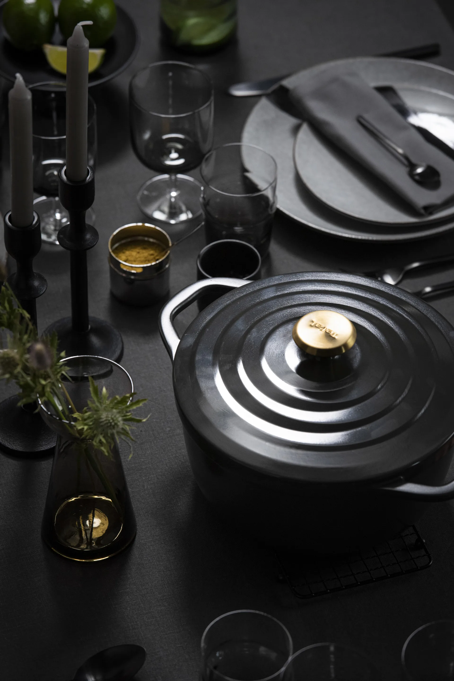 Air 锅 3.1升, 灰色 Tefal