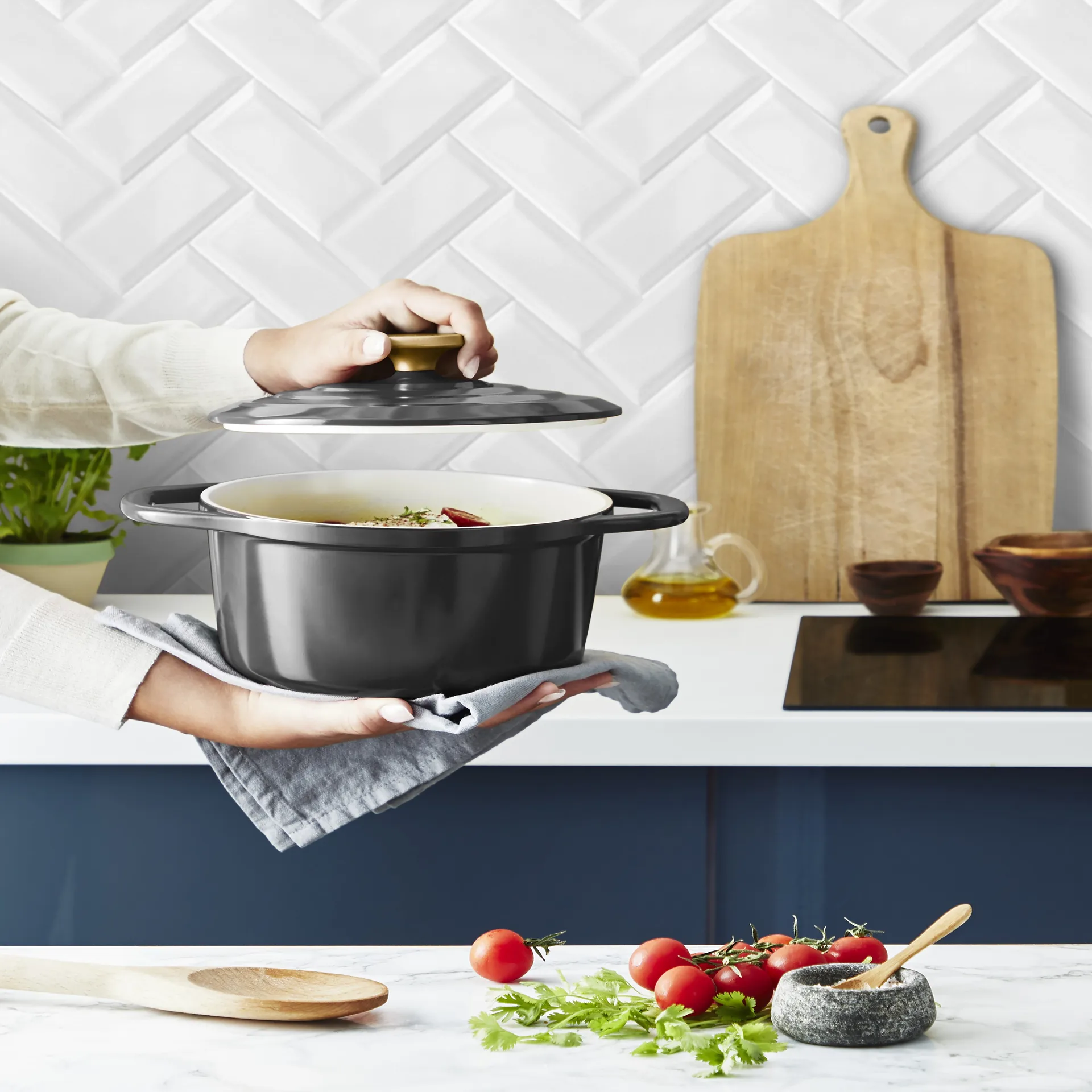 Air 锅 3.1升, 灰色 Tefal